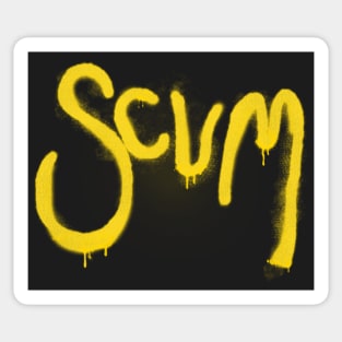 Scum Crust Punk Graffiti Sticker